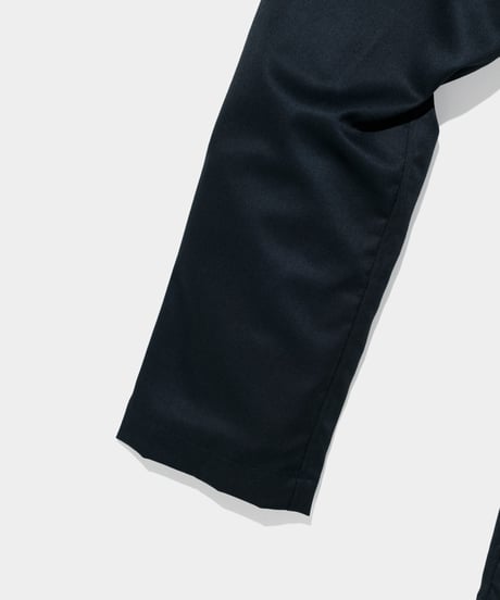 2/72 Wool Gaba slim Pants  BLACK