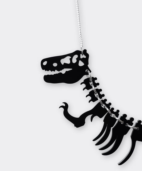 Tatty Devine・Dinosaur Necklace Black