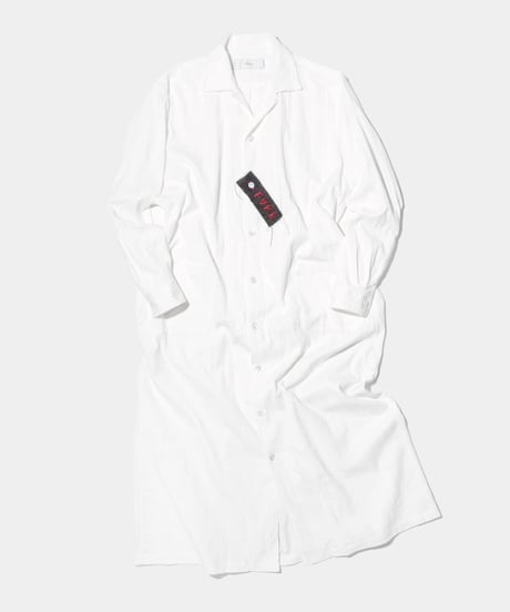 Dobby Lace stripe / Open collar shirts onepiece