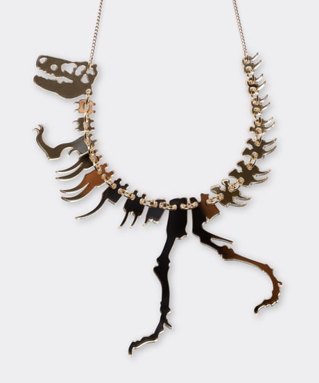 Tatty Devine・Dinosaur Necklace Gold