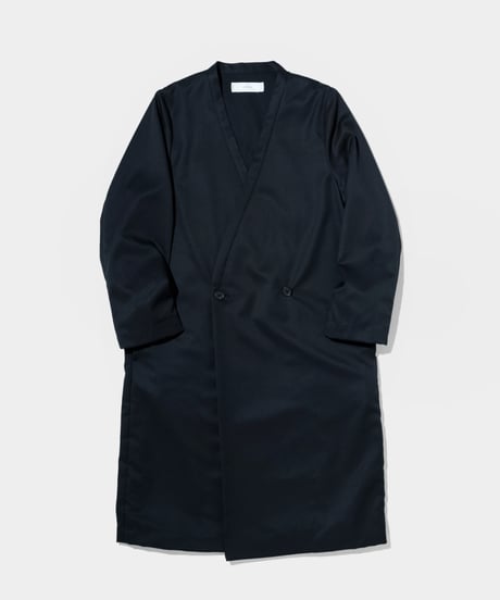 2/72 Wool Gaba  Shop Coat  BLACK