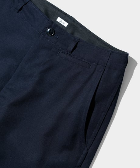 Dhal /  2/72 Wool Gaba Chino Pants  NAVY