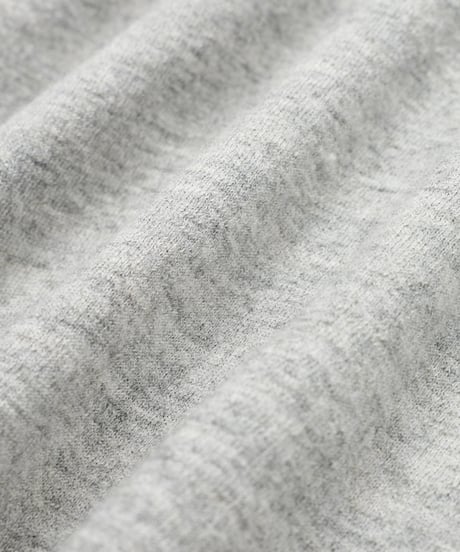 Shetland Cotton Heather / Knit Zip Pullover Gray
