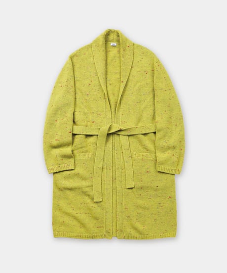 WOOL NEP KNIT / KNIT ROBE / y.green