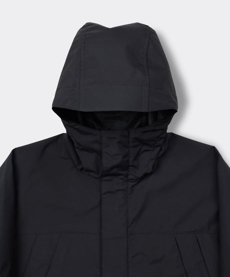 ES.U / Nylon Wind Hoodie Black