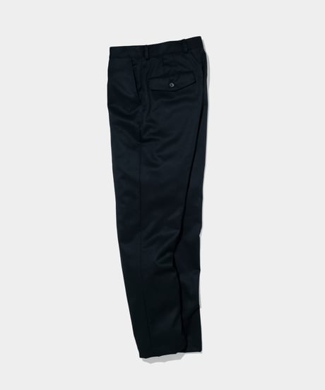2/72 Wool Gaba slim Pants  BLACK