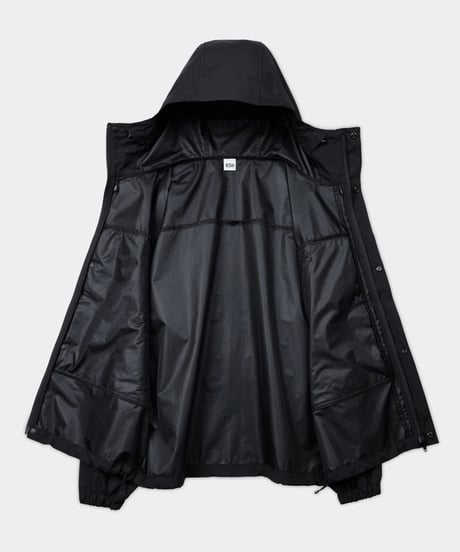 ES.U / Nylon Wind Hoodie Black