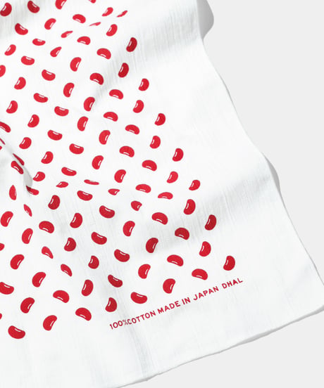 Dobby Lace stripe / Mame Bandana RED