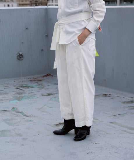 Dobby Lace stripe / Easy Pants
