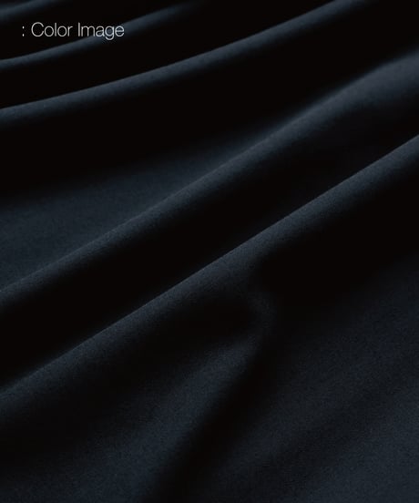 Dhal / 2/72 Wool Gaba Gather Onepiece  BLACK