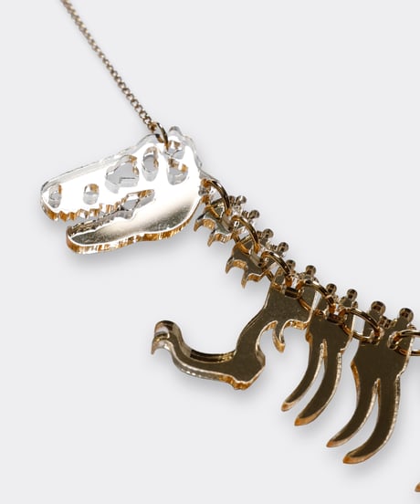 Tatty Devine・Dinosaur Necklace Gold