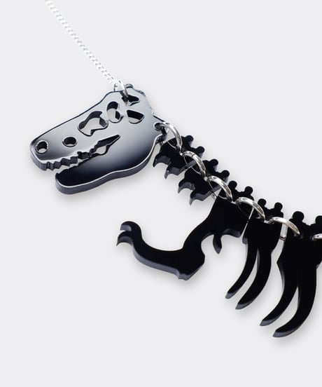 Tatty Devine・Dinosaur Necklace Black