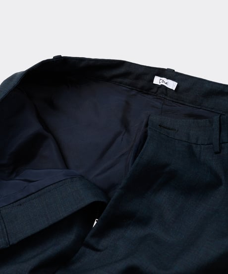 Mix Wool / 5Pocket Pants - Navy sizeS