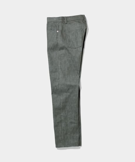 13.4oz Zimbabwe Cotton Denim New 5P Denim Olive