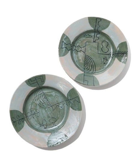 KIM HONO / 6寸皿　緑