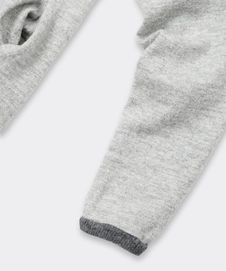 Shetland Cotton Heather / Knit Long Sleeve Crew Gray