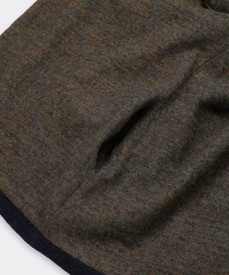Shetland Cotton Heather / Knit Long Sleeve Crew Khaki