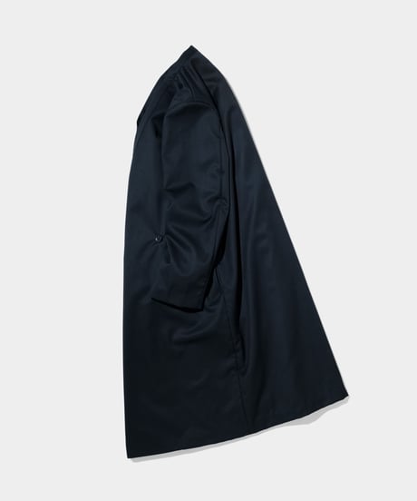 2/72 Wool Gaba  Shop Coat  BLACK