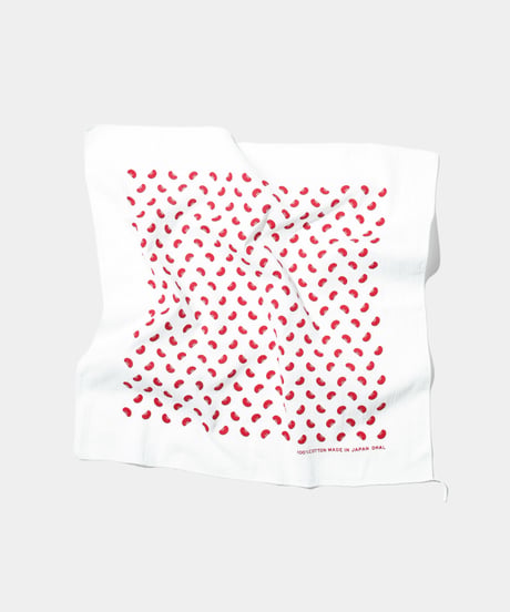 Dobby Lace stripe / Mame Bandana RED