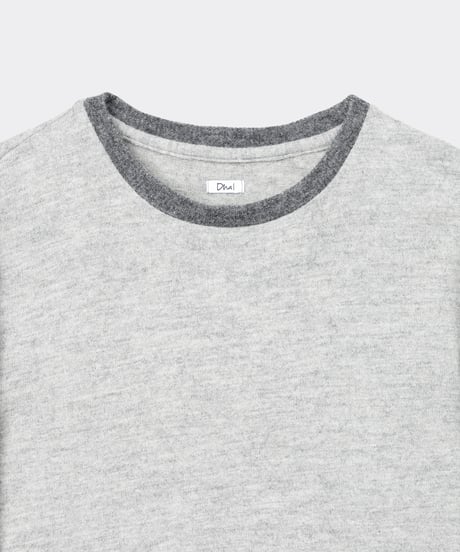 Shetland Cotton Heather / Knit Long Sleeve Crew Gray