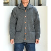 ”TURNED DOWN COLLAR” SWEATER COAT