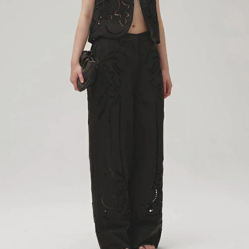 TODAYFUL トゥデイフル LIFE's ライフス Cut Lace Twill Pant