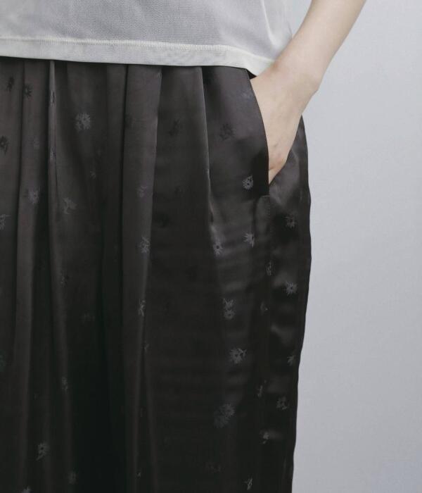 ànuke アンヌーク anuke Flower Jacquard Roughpants フラ