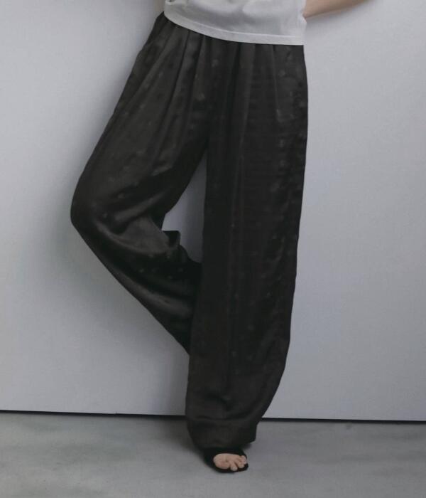 ànuke アンヌーク anuke Flower Jacquard Roughpants フラ