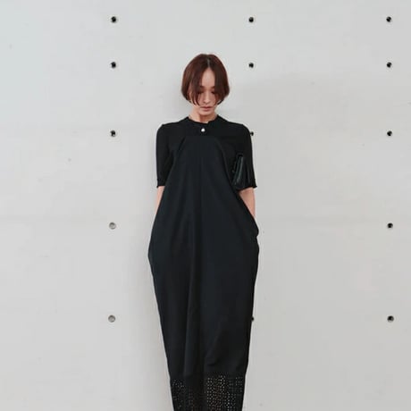 Hella ヘラ lace tie over dress レースタイオーバードレス ワンピース h261-44