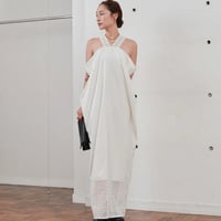 Hella ヘラ lace tie over dress レースタイオーバードレス ワンピース h261-44