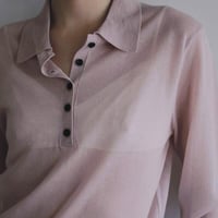 ànuke アンヌーク anuke Sheer Polo Knit シアーポロニット 62620508