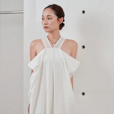 Hella ヘラ lace tie over dress レースタイオーバードレス ワンピース h261-44