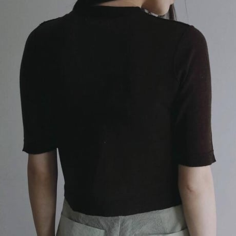 ànuke アンヌーク anuke Wool Knit T-shirts ウールニットTシャツ 62620518