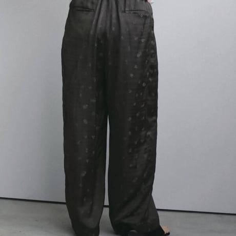 ànuke アンヌーク anuke Flower Jacquard Roughpants フラワージャカードラフパンツ 62620717
