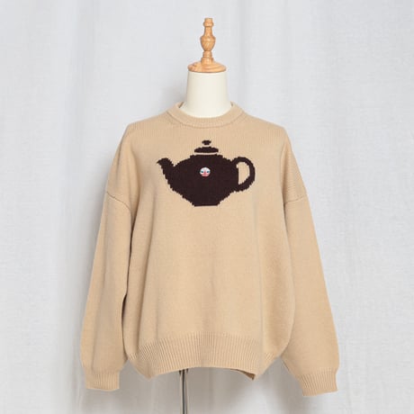 ［original］ Tea Pot セーター / 2026 ライトキャメル