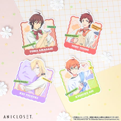 アイドルマスター SideM knick-knacks Vol.1 ステッカー（全12種）