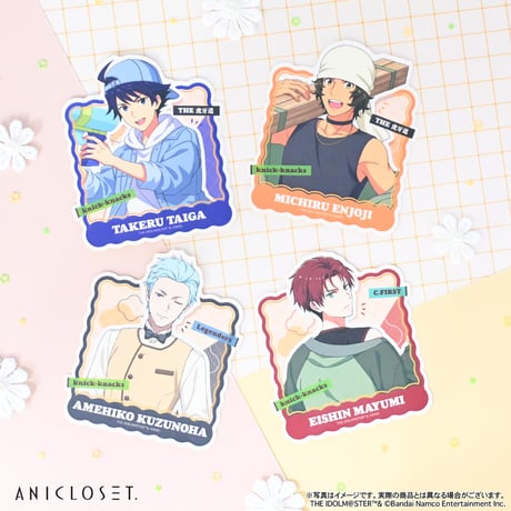 アイドルマスター SideM knick-knacks Vol.1 ステッカー（全12種）