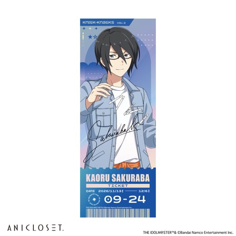 アイドルマスター SideM knick-knacks Vol.2 ホログラム風チケットカード（ホログラム仕様・全12種）