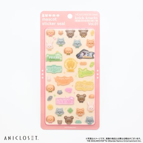 アイドルマスター SideM knick-knacks Vol.1 アニマルマスコットステッカー