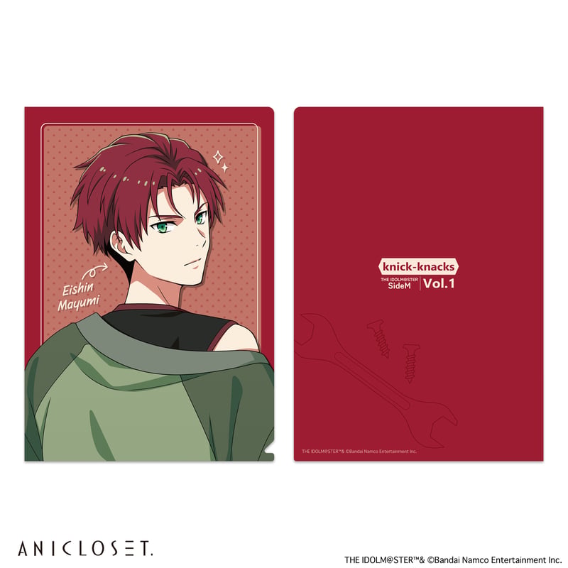 ５枚セットアイドルマスターDRAMATICSTARS　SideM　クリアファイル アイドルマスター SideM knick-knacks Vol.1 A5クリアファイルセット（
