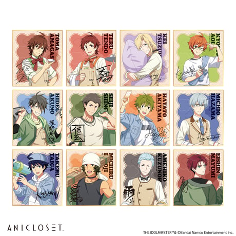 アイドルマスター SideM knick-knacks Vol.1 色紙（全12種）