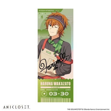 アイドルマスター SideM knick-knacks Vol.2 ホログラム風チケットカード（ホログラム仕様・全12種）