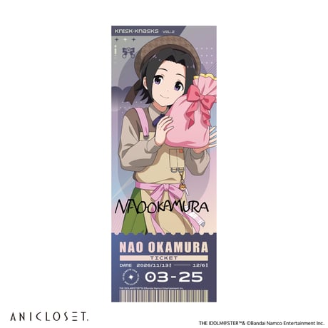アイドルマスター SideM knick-knacks Vol.2 ホログラム風チケットカード（ホログラム仕様・全12種）