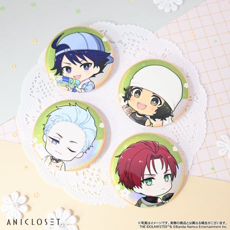 アイドルマスター SideM knick-knacks Vol.1 ホログラムミニキャラ缶バッジA（ホログラム仕様・全12種）