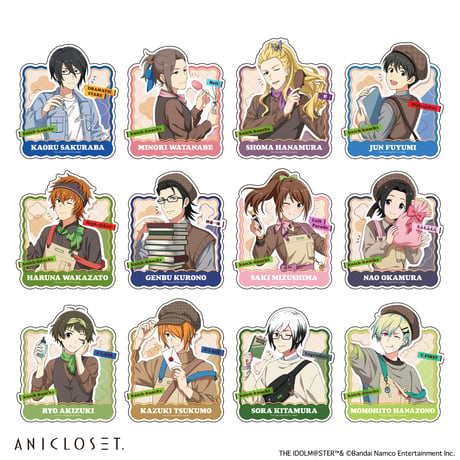 アイドルマスター SideM knick-knacks Vol.2 ステッカー（全12種）