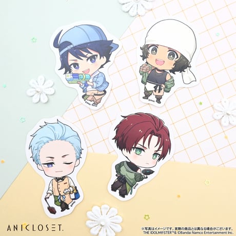 アイドルマスター SideM knick-knacks Vol.1 ミニキャラステッカーA（全12種）