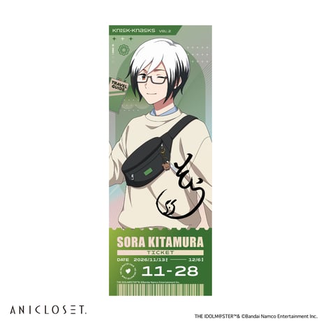 アイドルマスター SideM knick-knacks Vol.2 ホログラム風チケットカード（ホログラム仕様・全12種）