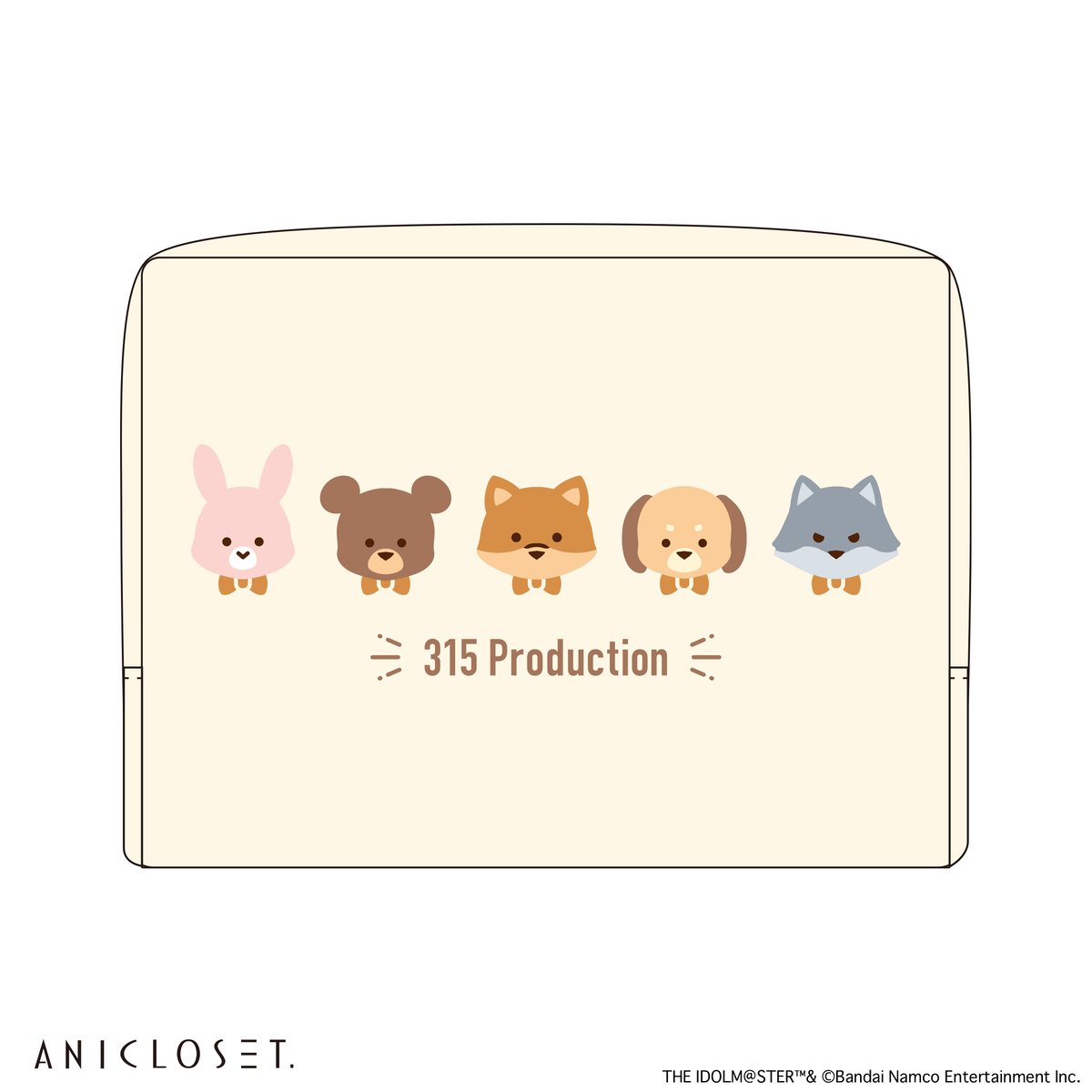 アイドルマスター SideM knick-knacks Vol.1 アニマル刺繍ポーチ | A