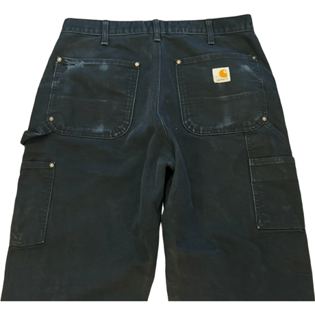 USED CARHARTT DOUBLE KNEE WORK PANTS MADE IN USA