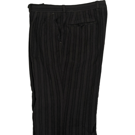 USED VINTAGE HIGH WAIST 2TAC STRIPE SLACKS MADE IN USA